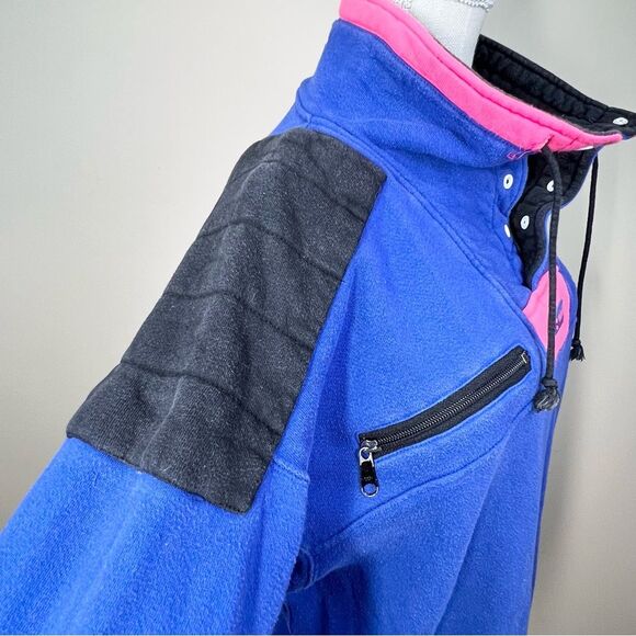 VTG Columbia 1/4 Snap Retro 90’s Sweatshirt Large - Picture 7 of 12